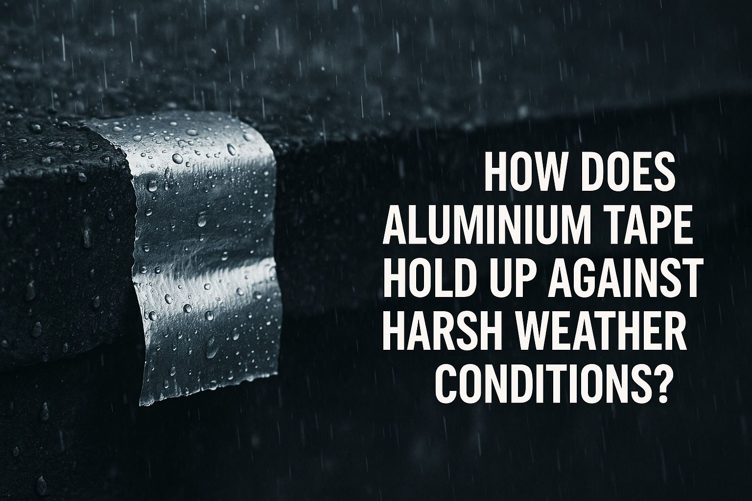 How Does Aluminium Tape Hold Up Against Harsh Weather Conditions?